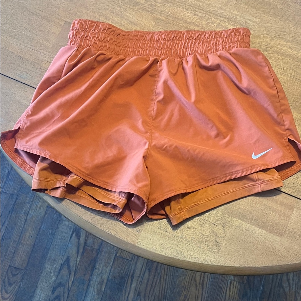 Nike Women's Orange Athletic Shorts
